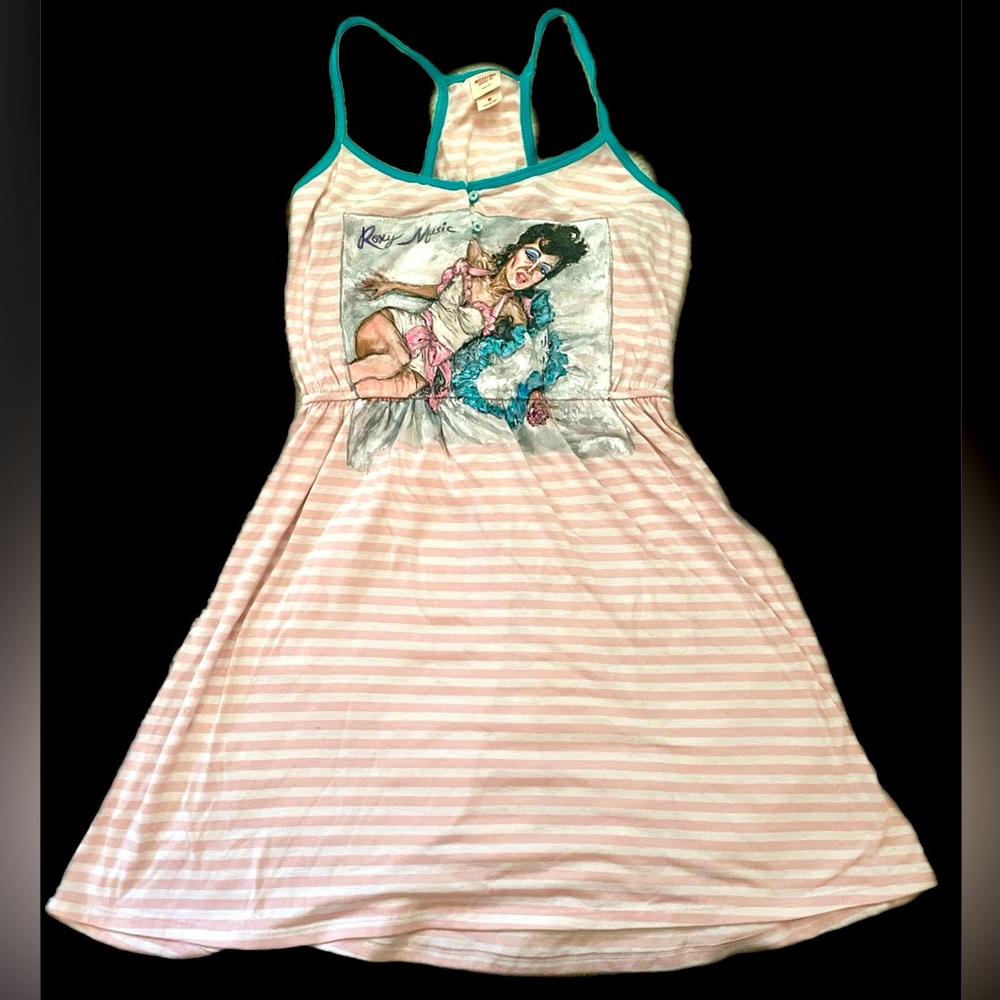 Roxy Music / hand-painted dress